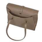 Camomilla Milano | Borsa Porta PC Nice Office Taupe con Fiocco