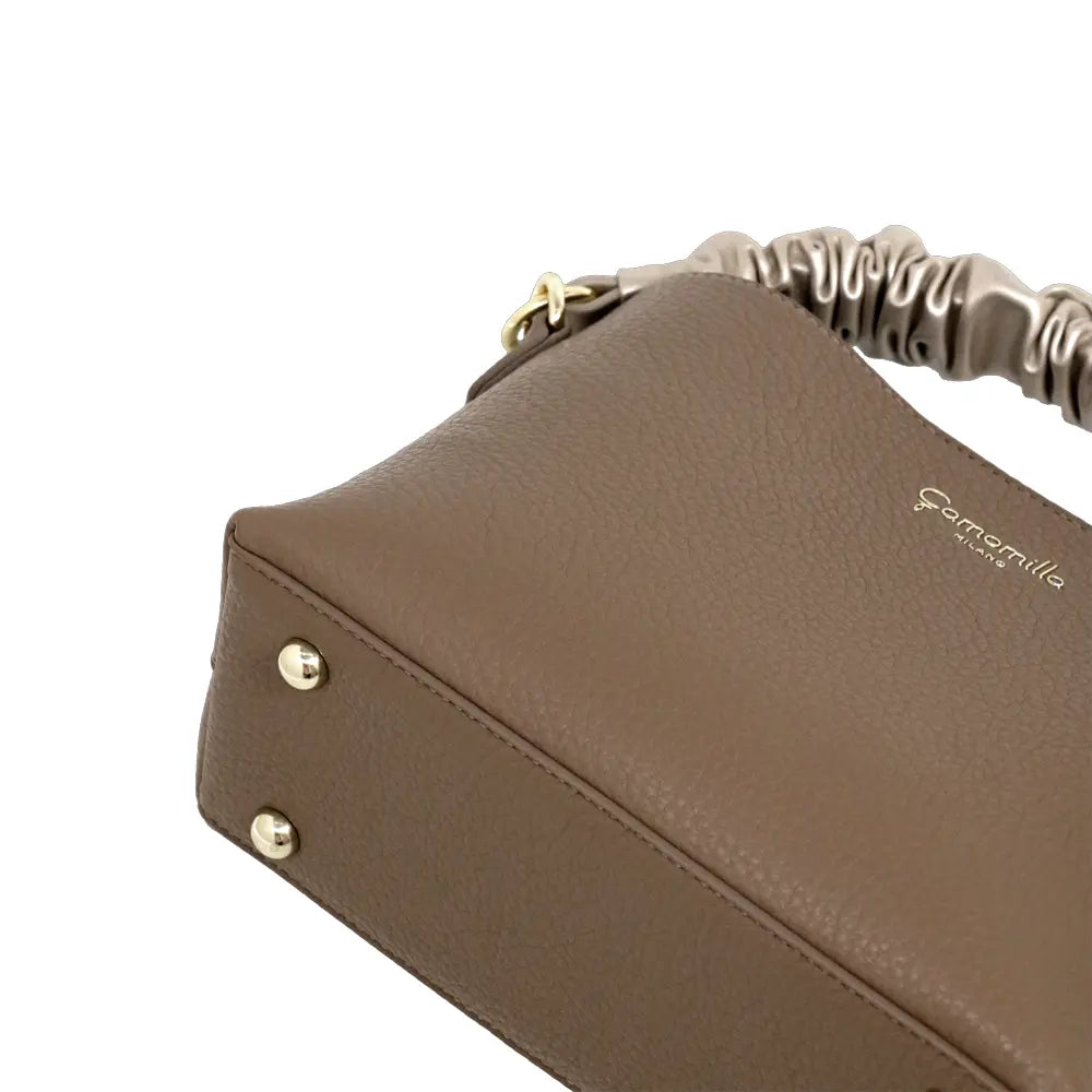 Camomilla Milano | Borsa a Mano S Nancy Beige con Pouch