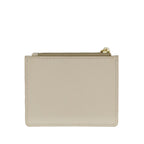 Camomilla Milano | Portacarte Emma Off White con Zip Effetto Camoscio