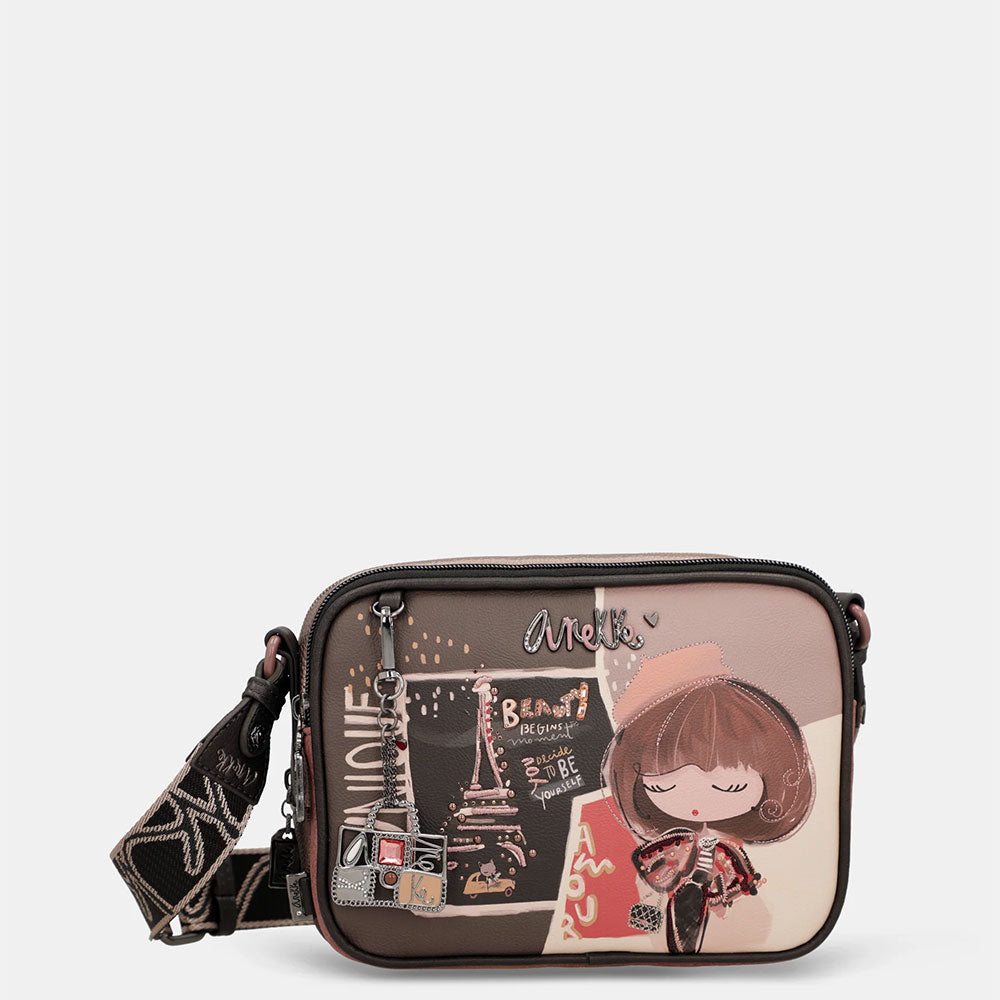 Anekke Tracolla 2 Scomparti | Collezione Mademoiselle | Organizzata