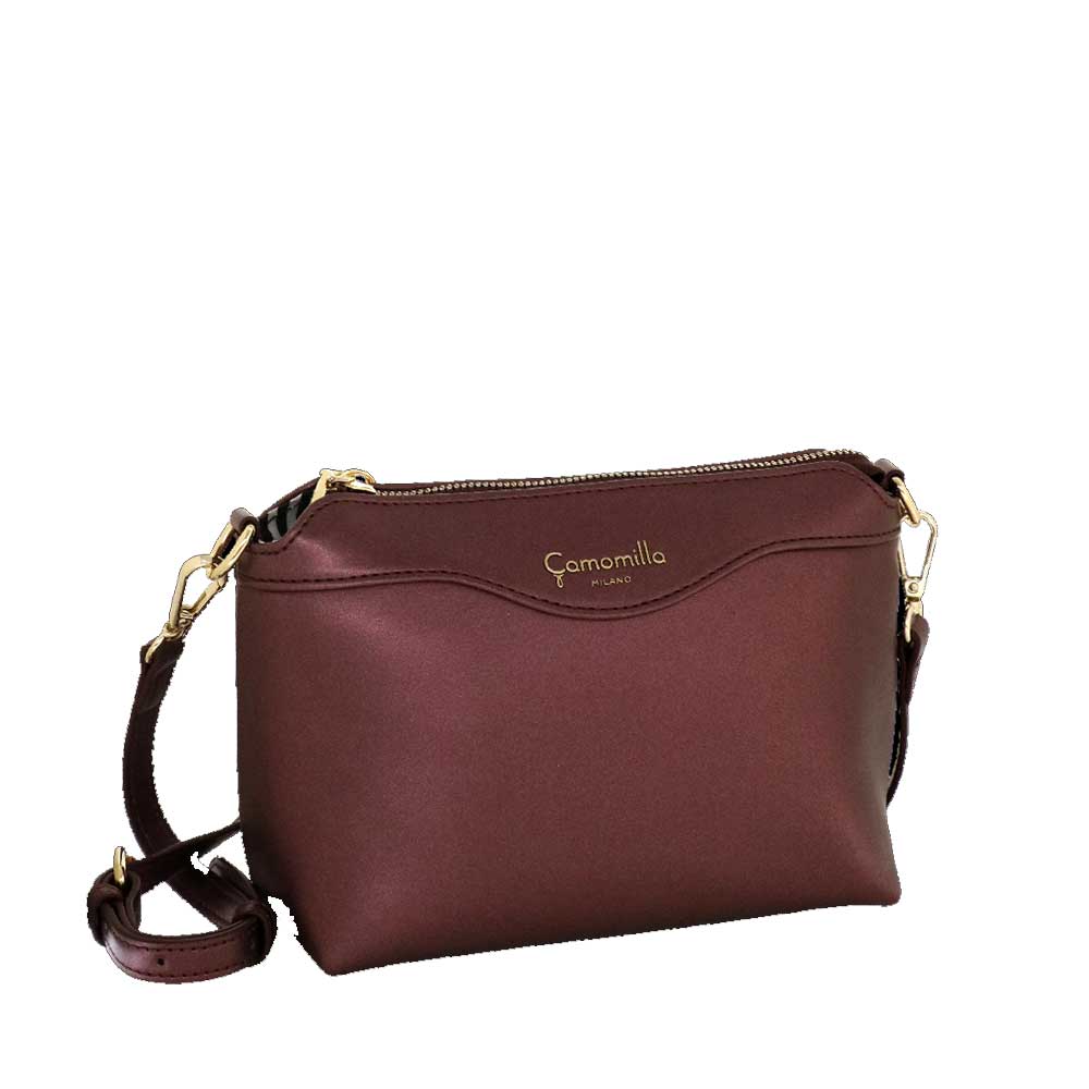 Camomilla Milano | Borsa Nancy Burgundy | Set Bag in Bag con Foulard