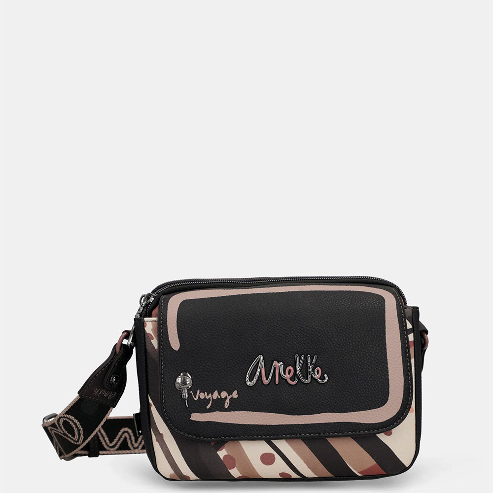 Anekke Tracolla Ovale a Patta | Doppio Scomparto | Collezione Parisian