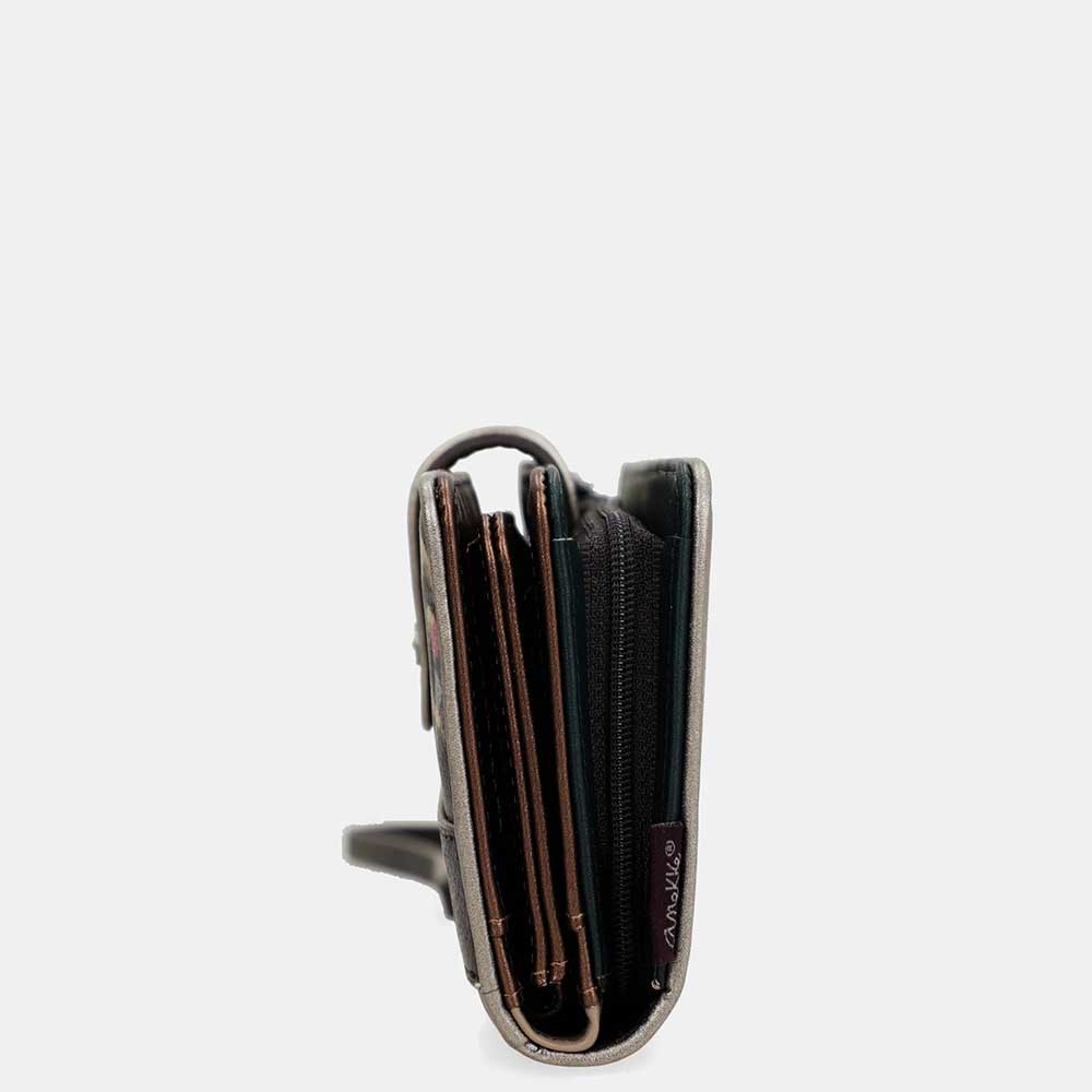 Anekke Portafoglio Grande RFID | Collezione Real | Con Impugnatura