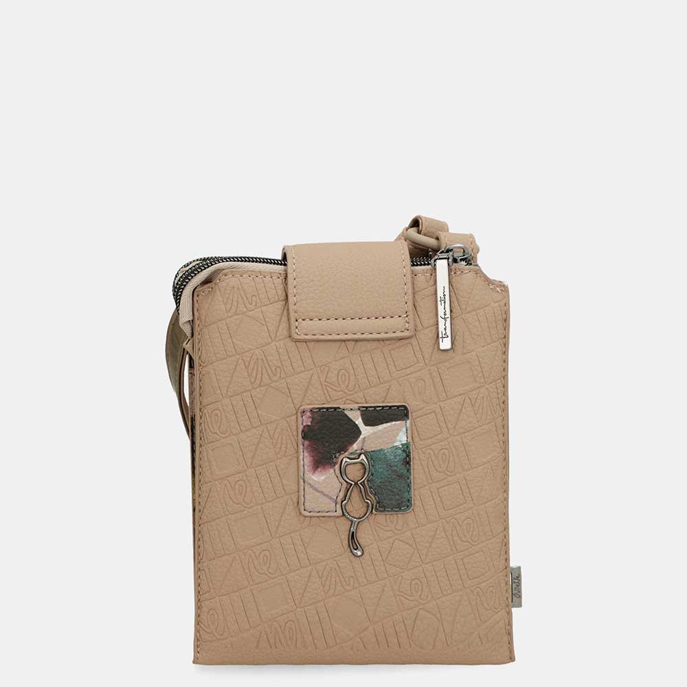 Anekke Mini Tracolla a Patta | Triplo Scomparto | Collezione Evolution