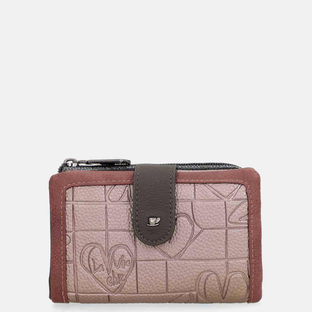 Anekke Portafoglio Flessibile RFID | Collezione Mademoiselle | Sicurezza