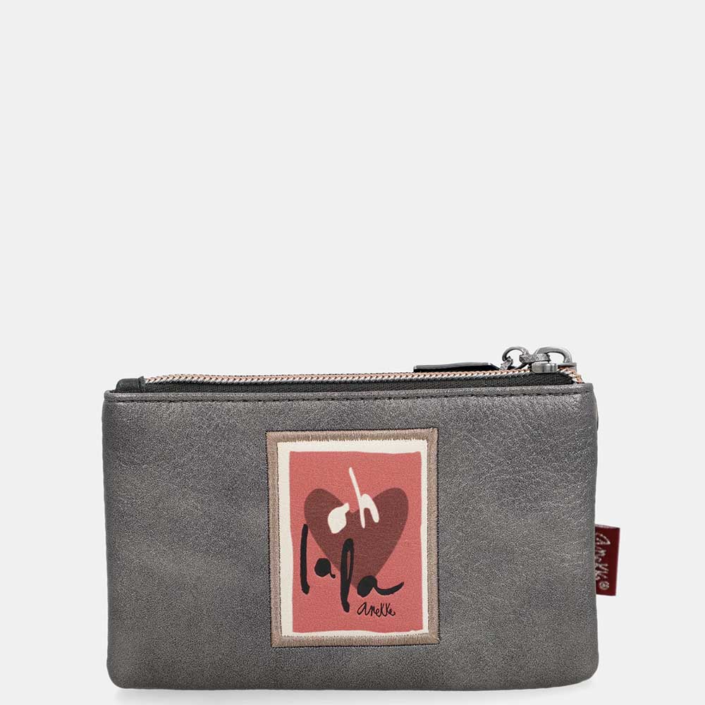 Anekke Portamonete con Patta | Doppio Scomparto | Collezione Parisian