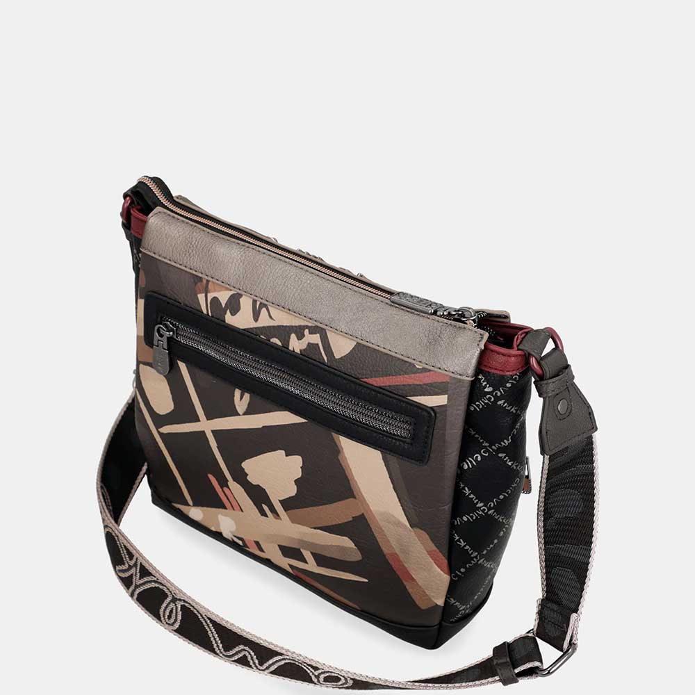 Anekke Tracolla Media 3 Scomparti | Collezione Mademoiselle | Organizzata