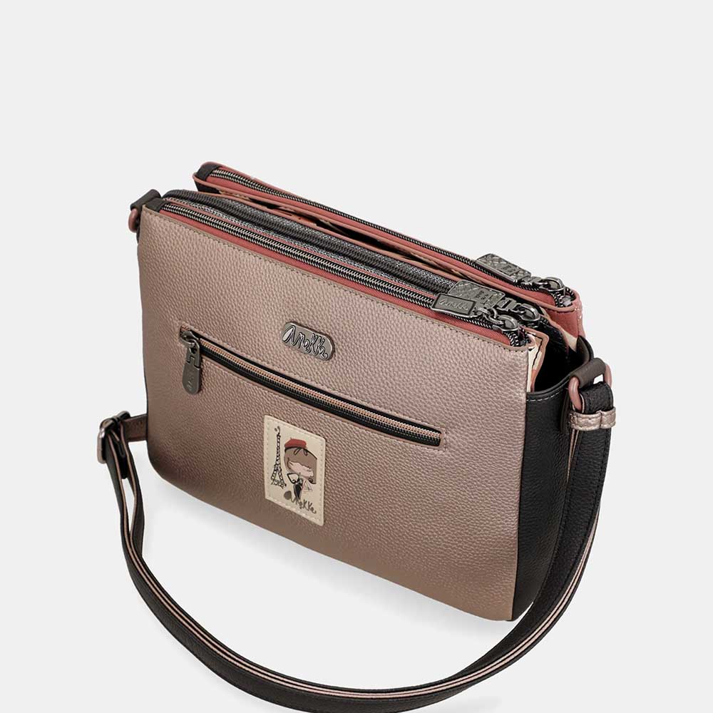 Anekke Tracolla Fantasia 3 Scomparti | Collezione Parisian | Organizzata