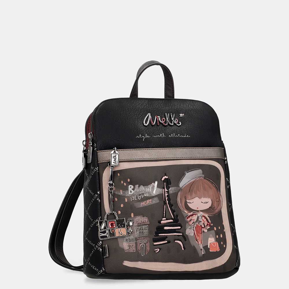 Anekke Zaino Triplo Scomparto | Collezione Mademoiselle | Super Organizzato