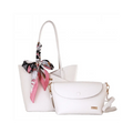 Camomilla Milano | Bag in Bag M Bonbon Bianco | Set Borsa Spalla e Tracollina