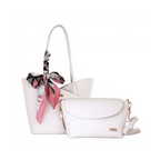 Camomilla Milano | Bag in Bag M Bonbon Bianco | Set Borsa Spalla e Tracollina