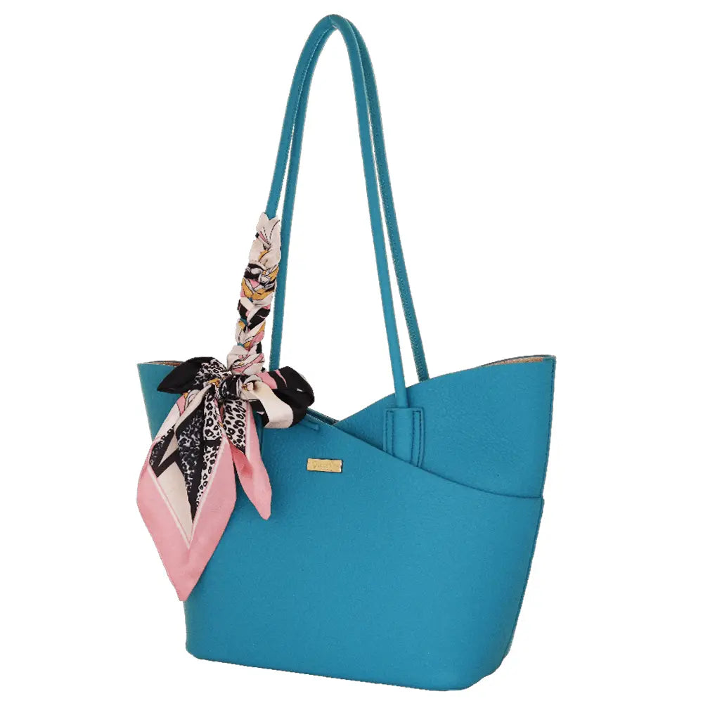 Camomilla Milano | Bag in Bag M Bonbon Turchese | Set Borsa Spalla e Tracollina