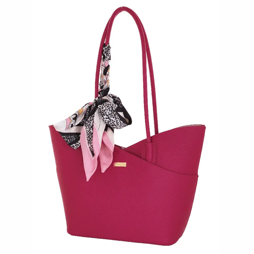 Camomilla Milano | Bag in Bag M Bonbon Fucsia | Set Borsa Spalla e Tracollina