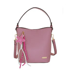 Camomilla Milano | Borsa Secchiello Ice Lolly Rosa | Texture Caviar con Charm
