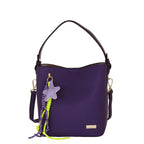 Camomilla Milano | Borsa Secchiello Ice Lolly Viola | Texture Caviar con Charm