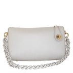 Camomilla Milano | Borsa Spalla Chewing Bag Bianco | Mini Bauletto Martellato