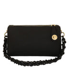 Camomilla Milano | Borsa Spalla Chewing Bag Nero | Mini Bauletto Martellato
