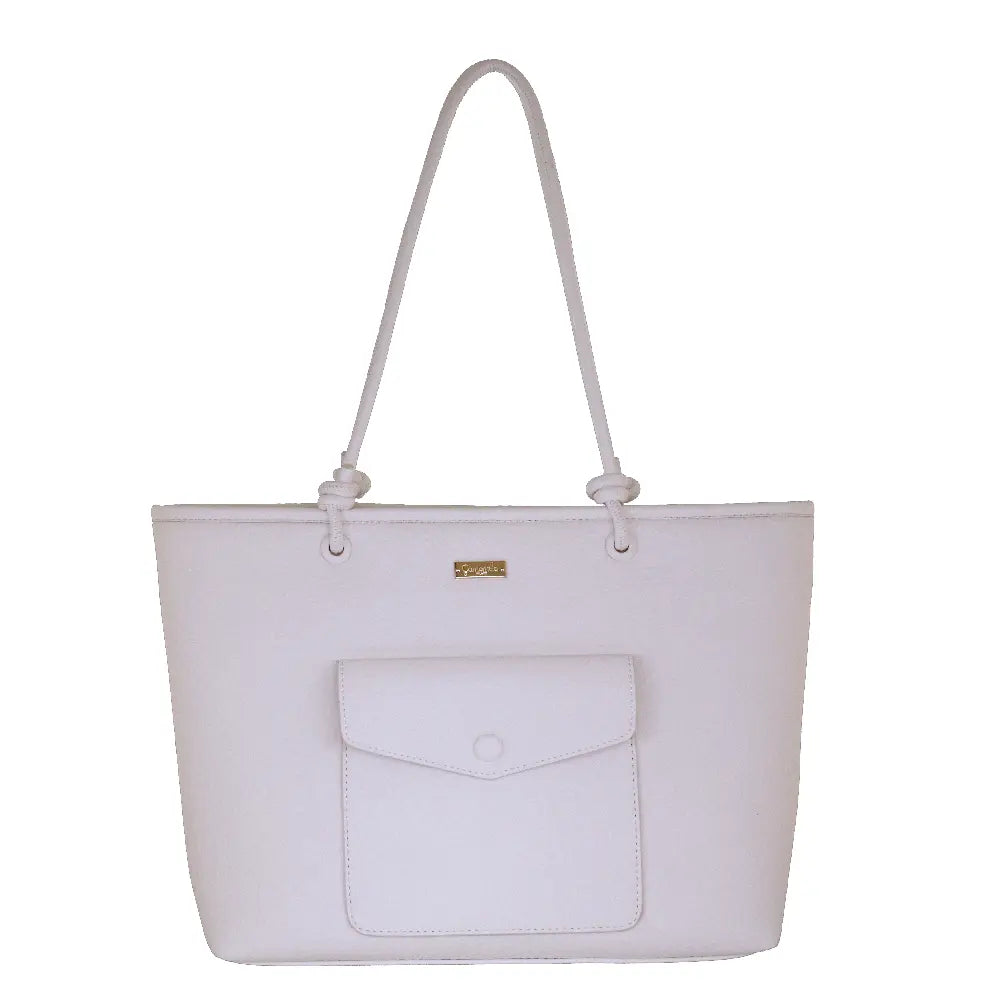 Camomilla Milano | Borsa Spalla Love Letter Bianca | Romantica e Moderna