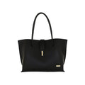 Camomilla Milano | Borsa Spalla Pop Candy Nero | Mix Similpelle Martellata e Liscia