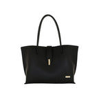 Camomilla Milano | Borsa Spalla Pop Candy Nero | Mix Similpelle Martellata e Liscia