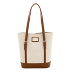 Camomilla Milano | Borsa a Spalla Toffee Bianco | Sportina in Similpelle