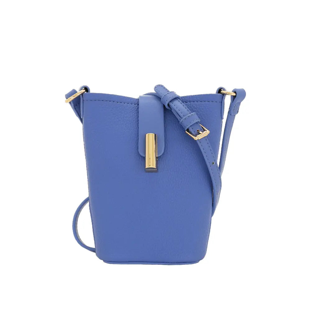 Camomilla Milano | Mini Bag Pop Candy Blu | Tracollina in Similpelle Mix
