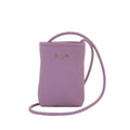 Camomilla Milano | Portacellulare Glassé Lilla | Pochette con Tracolla Martellata