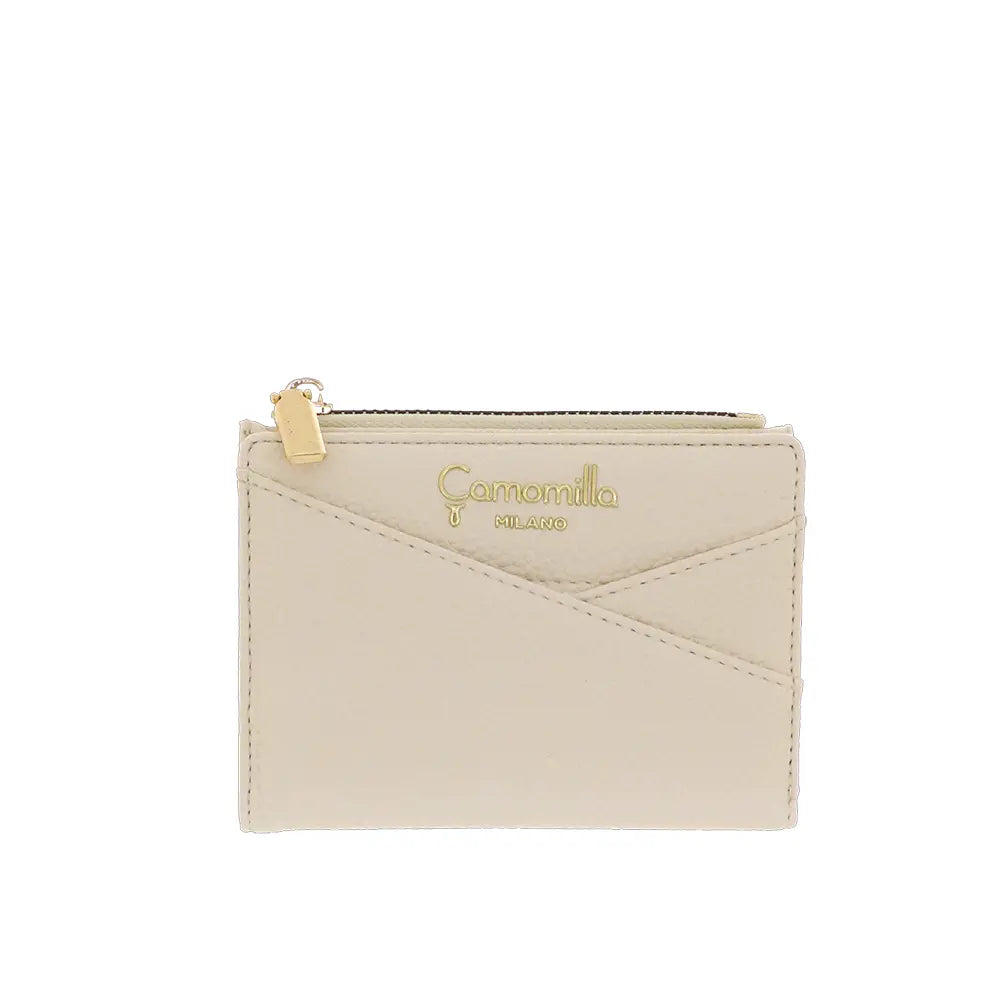 Camomilla Milano | Portafoglio S Glassé Bianco | Organizer Compatto Stile Nautico