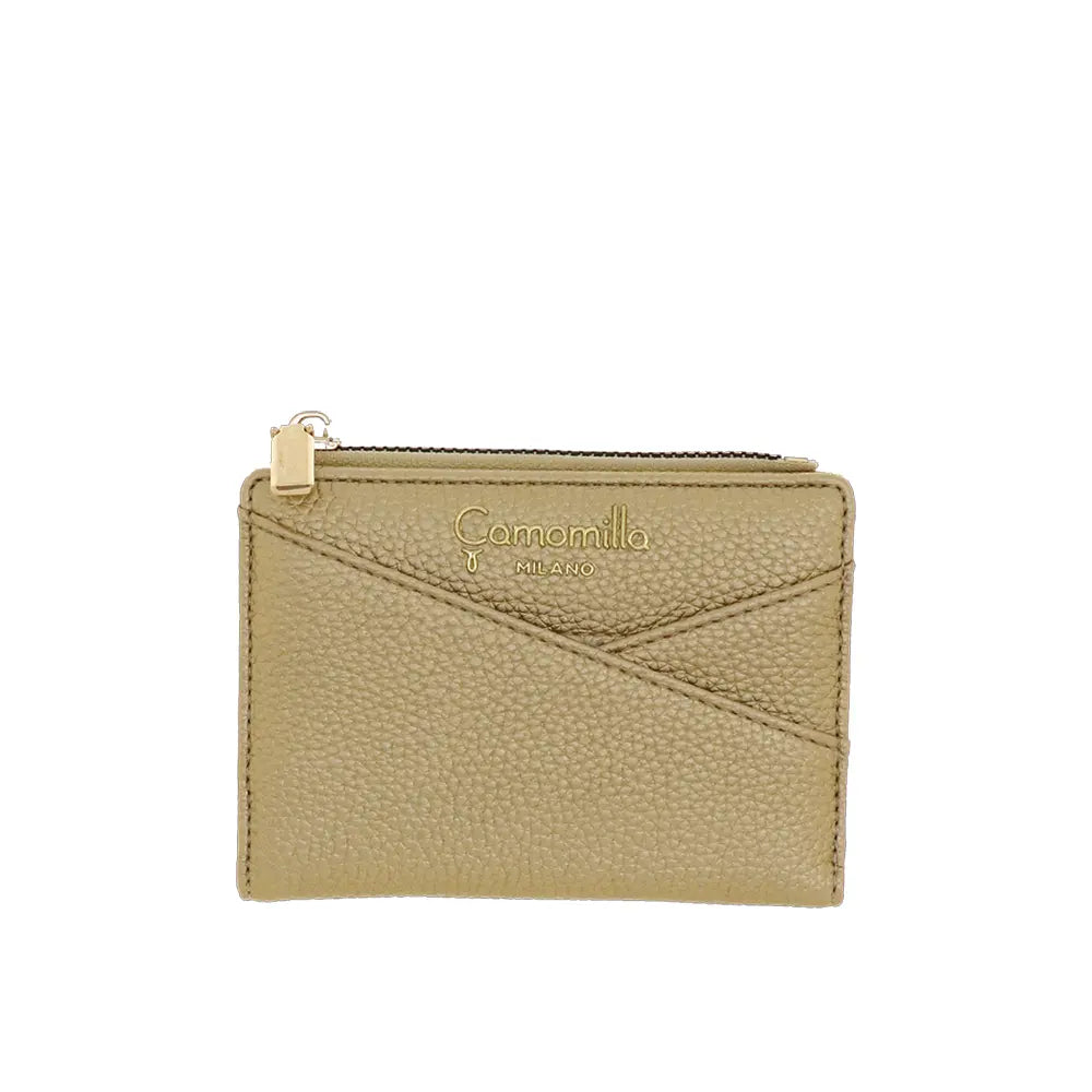 Camomilla Milano | Portafoglio S Glassé Oro | Organizer Compatto Stile Nautico