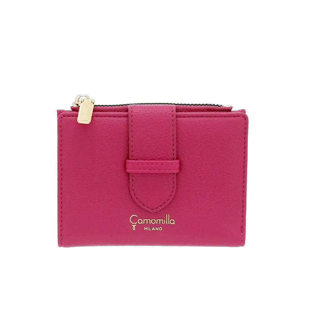 Camomilla Milano | Portafoglio S Jelly Braid Fucsia | Compatto con Porta Monete Zip