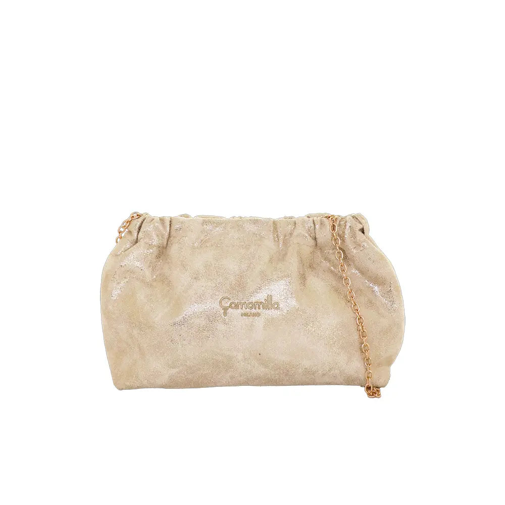 Camomilla Milano | Pouch M Tracolla Lulu Oro | Pochette con Catena Dorata