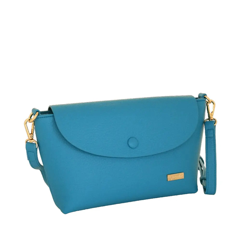 Camomilla Milano | Bag in Bag M Bonbon Turchese | Set Borsa Spalla e Tracollina