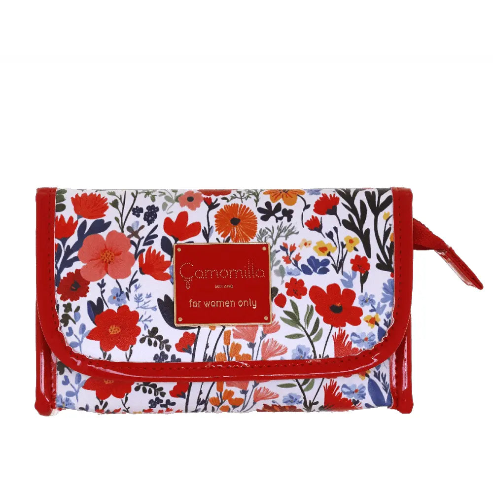 Camomilla Milano | Vanity Sweet Bloom Rosso | Beauty con Specchio Floreale e Vichy