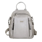 Camomilla Milano | Zaino Casual Frizzy Argento | Zainetto con Dettagli Brillanti