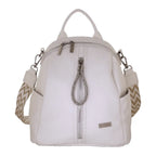 Camomilla Milano | Zaino City Frizzy Bianco | Zainetto Compatto con Dettagli Brillanti