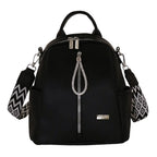 Camomilla Milano | Zaino City Frizzy Nero | Zainetto Compatto con Dettagli Brillanti