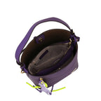 Camomilla Milano | Borsa Secchiello Ice Lolly Viola | Texture Caviar con Charm