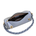 Camomilla Milano | Borsa Spalla Chewing Bag Azzurro | Mini Bauletto Martellato
