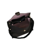 Camomilla Milano | Borsa Spalla Jelly Bag Nera | Shopping Bag Sinuosa