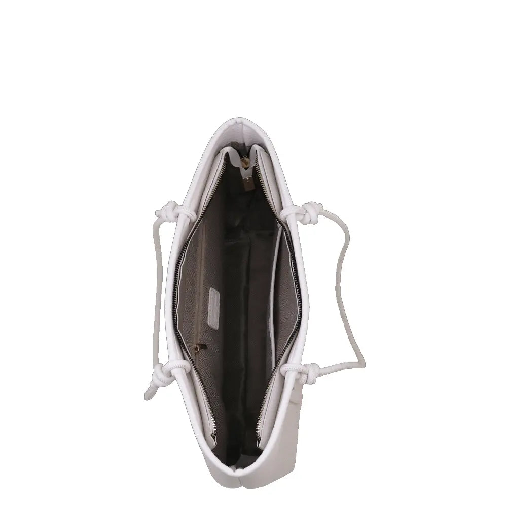 Camomilla Milano | Borsa Spalla Love Letter Bianca | Romantica e Moderna