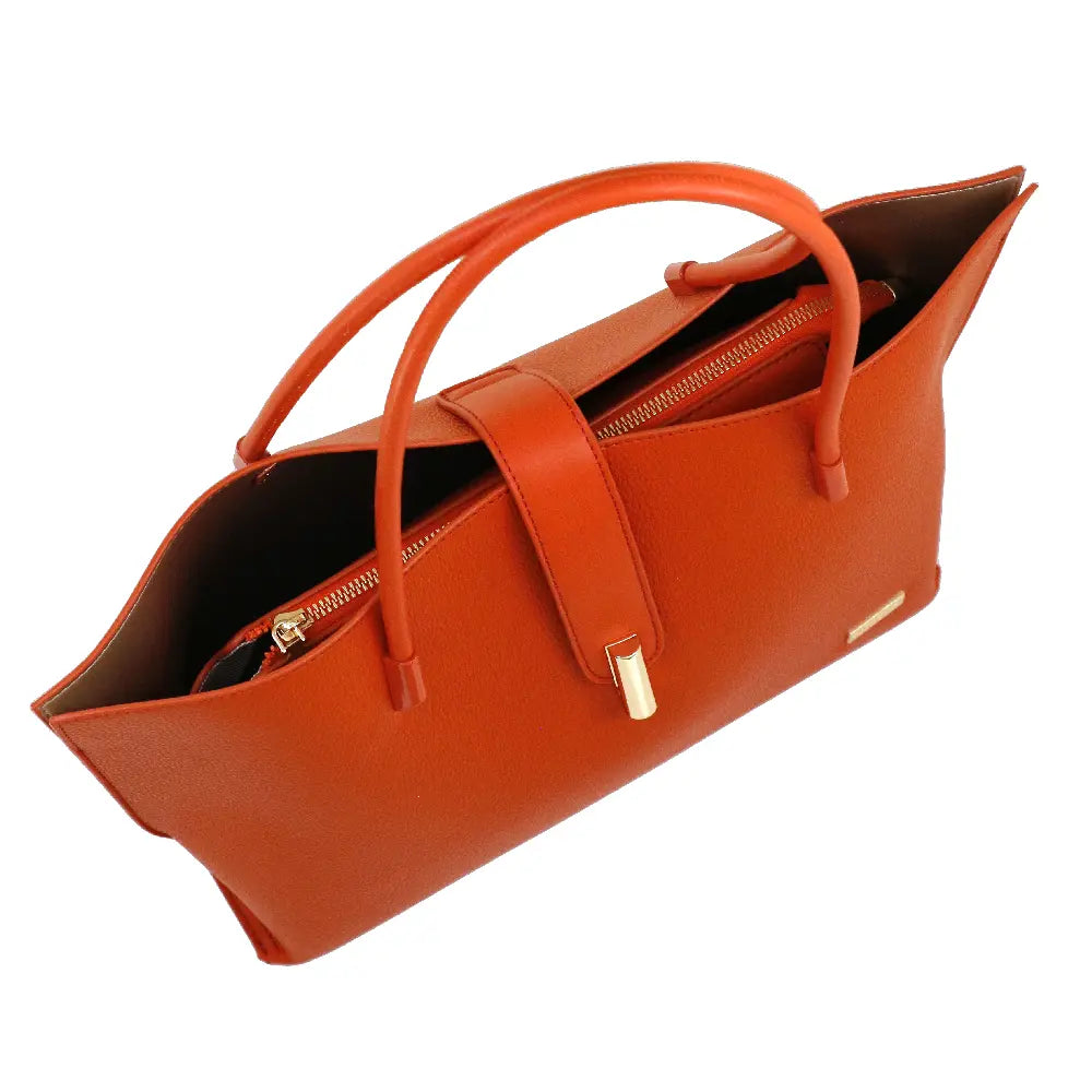 Camomilla Milano | Borsa Spalla Pop Candy Arancione | Shopper in Similpelle Mix