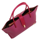 Camomilla Milano | Borsa Spalla Pop Candy Fucsia | Mix Similpelle Martellata e Liscia