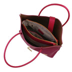 Camomilla Milano | Borsa Spalla Pop Candy Fucsia | Mix Similpelle Martellata e Liscia