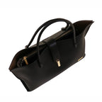 Camomilla Milano | Borsa Spalla Pop Candy Nero | Mix Similpelle Martellata e Liscia