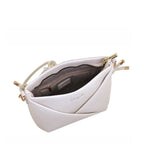 Camomilla Milano | Borsa Tracolla Glassé Bianco | Design Marinaro con Corda