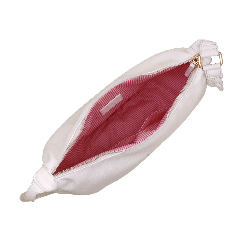 Camomilla Milano | Borsa Tracolla L Jelly Bag Bianco | Design Mezzaluna