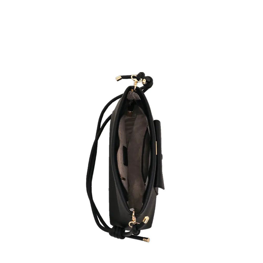 Camomilla Milano | Borsa Tracolla Love Letter Nera | Design a Busta
