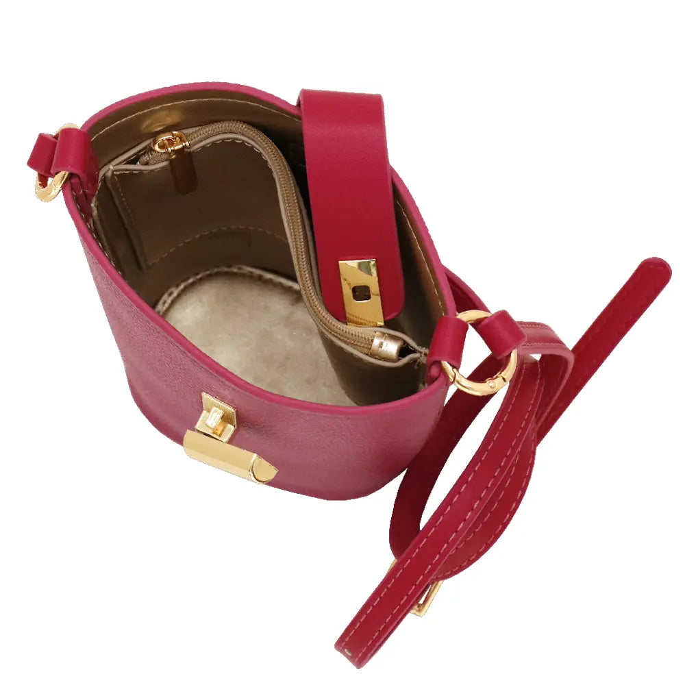 Camomilla Milano | Mini Bag Pop Candy Fucsia | Tracollina in Similpelle Mix