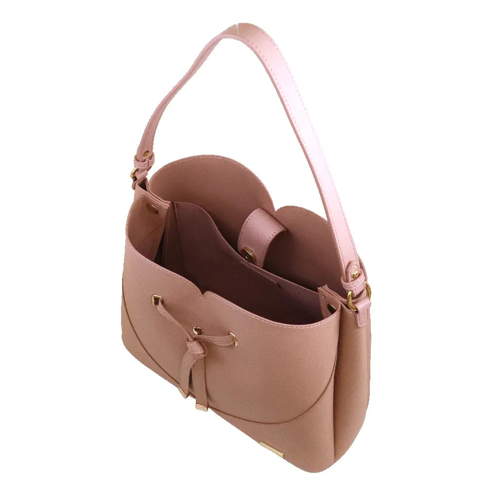 Camomilla Milano | Sacca Spalla L Sweet Love Rosa | Design Romantico con Cuore