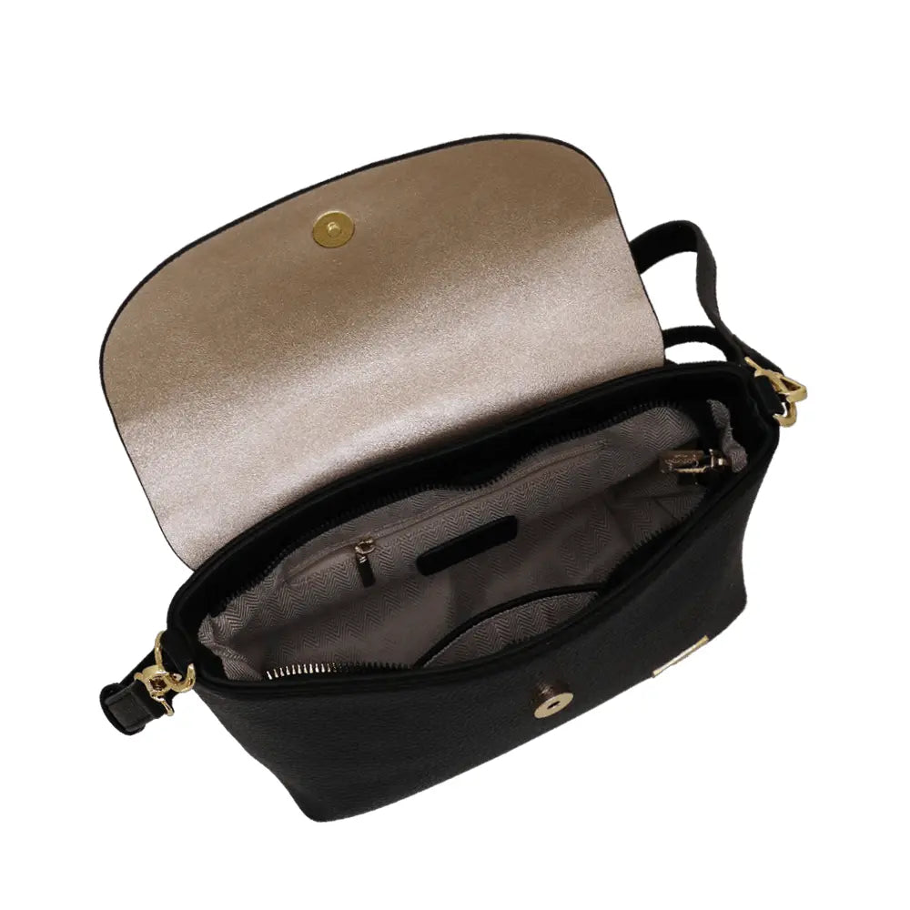 Camomilla Milano | Bag in Bag M Bonbon Nero | Set Borsa Spalla e Tracollina